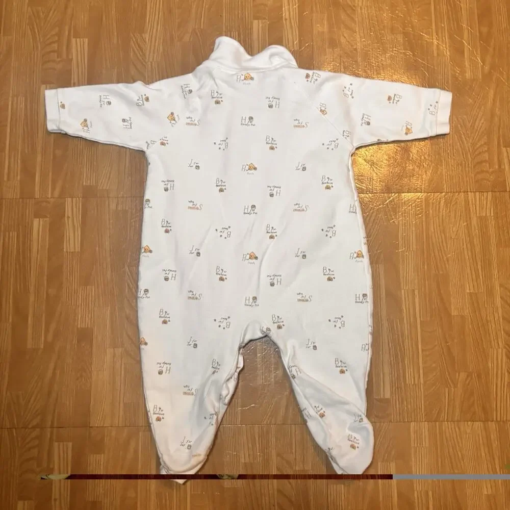 Disney Classic Pooh Winnie The Pooh Baby Sleeper 9 Months Footed One Piece